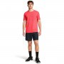Męska koszulka treningowa Under Armour UA Rush Seamless Legacy SS - czerwona