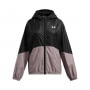 UNDER ARMOUR Dziewczęca kurtka wiatrówka Under Armour UA Sport Windbreaker Jkt  czarna Czarny