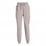 Damskie spodnie do biegania Under Armour UA Trail Run Pants - beżowe