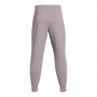 mini: Męskie spodnie dresowe joggery Under Armour UA Unstoppable Fleece Grid - beżowe (6)