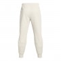 mini: Męskie spodnie dresowe joggery Under Armour UA Unstoppable Fleece Grid - białe (6)
