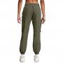 Damskie spodnie treningowe Under Armour Unstoppable Cargo Pant - oliwkowe/khaki