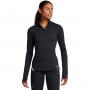 UNDER ARMOUR Damski longsleeve treningowy Under Armour Vanish Cw 1/2 Zip  czarny Czarny