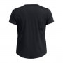 Damska koszulka treningowa Under Armour Vanish Elite Vent Loose Ss - czarna