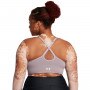 Damski biustonosz treningowy Under Armour Vanish Seamless Low Bra - beżowy