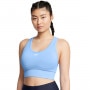 mini: Biustonosz treningowy Under Armour Vanish Seamless Mid Bra - niebieski (3)