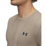 Męska koszulka treningowa Under Armour Vanish Seamless Novelty SS - brązowa