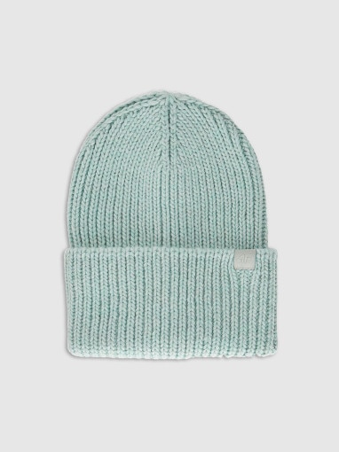 4F Damska czapka zimowa 4F 4FRAW25ACAPF0801 turkusowa Turkusowy