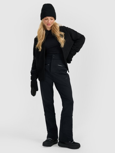 Damski polar oversize 4F 4FRAW25TFLEF450 - czarny