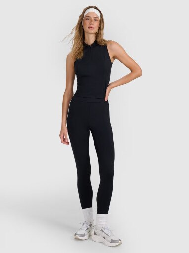 4F Damskie legginsy 4F 4FRAW25TTIGF286  czarne Czarny