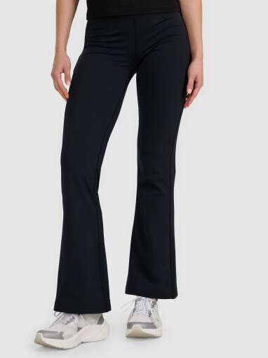 Damskie legginsy 4F 4FRAW25TTIGF290 - czarne