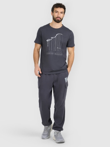 Męski t-shirt z nadrukiem 4F 4FRAW25TTSHM3845 - szary