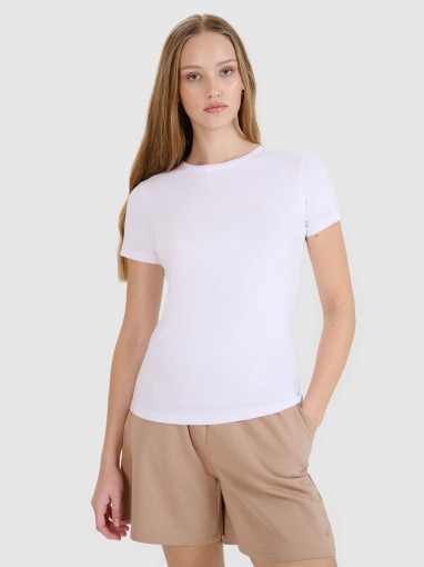 4F Damski tshirt bez nadruku (2pack) 4F 4FRMM00TTSHF2709  multikolor Multikolor