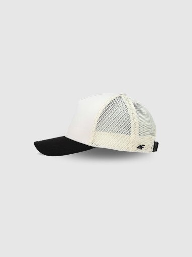 Czapka z daszkiem trucker uniseks 4F 4FRSS25ACABU446 - biała