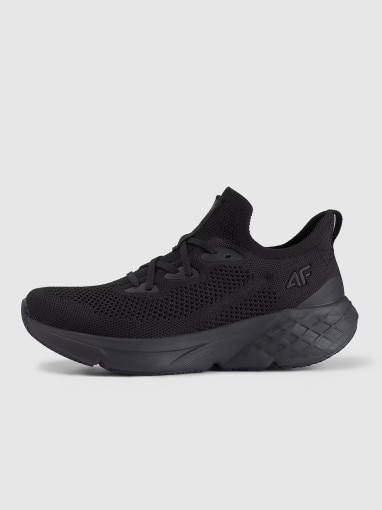 Damskie sneakersy 4F Velocity E-knit 4FRSS25FSPOF171 - czarne
