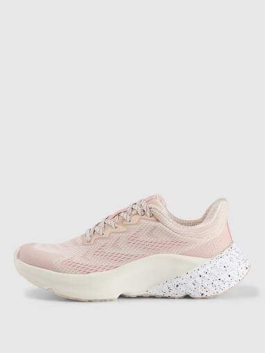 4F Damskie buty do biegania 4F Freemove Elevated Mesh 4FRSS25FSPOF180  beżowe Beżowy