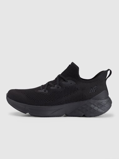 4F Męskie sneakersy 4F Velocity Eknit 4FRSS25FSPOM147  czarne Czarny