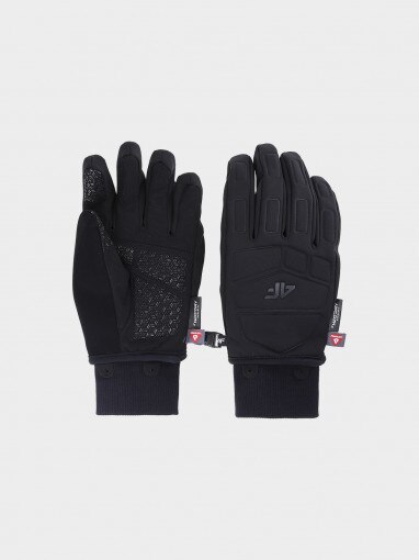 4F Męskie rękawice narciarskie Primaloft Silver 4F 4FWAW24AFGLM153  czarne Czarny
