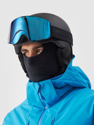4F Kask narciarski uniseks 4F 4FWAW24AHELU074 czarny Czarny