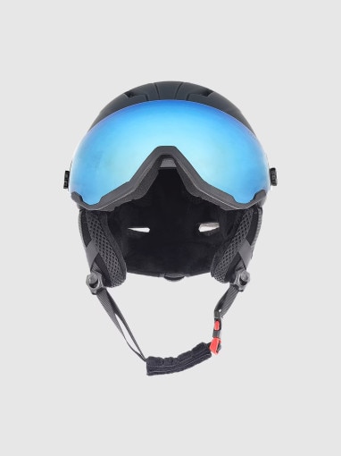 Kask narciarski z goglami uniseks 4F 4FWAW24AHELU090 - granatowy