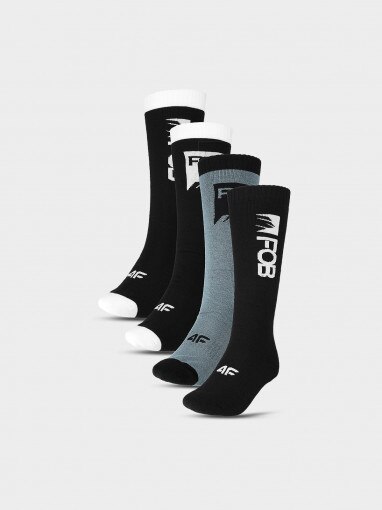 4F Damskie skarpety snowboardowe (2pack) 4F 4FWAW24UFSOF151  multikolor Multikolor