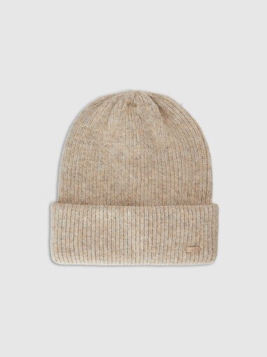 Zestaw zimowy komin i czapka uniseks 4F 4FWAW25ACAPF571 - beżowy