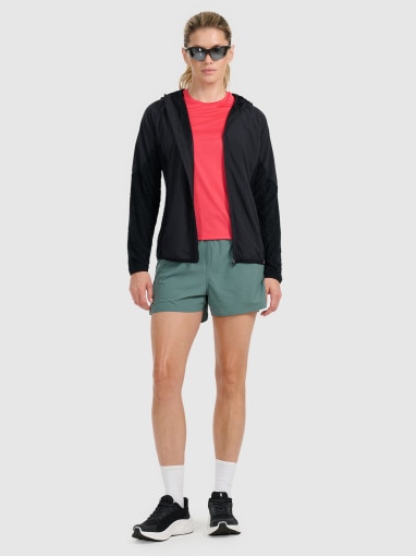 Damska bluza do biegania w terenie 4F 4FWAW25TFSWF584 - czarna