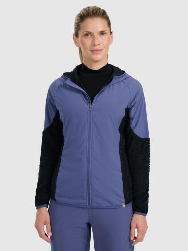  4F Damska bluza do biegania w terenie 4F 4FWAW25TFSWF584  granatowy Granatowy