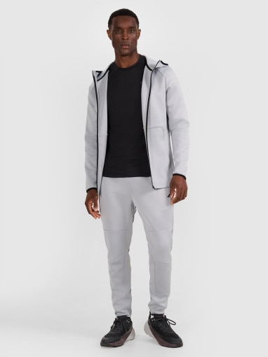 Męska bluza treningowa 4F 4FWAW25TFSWM560 - szara