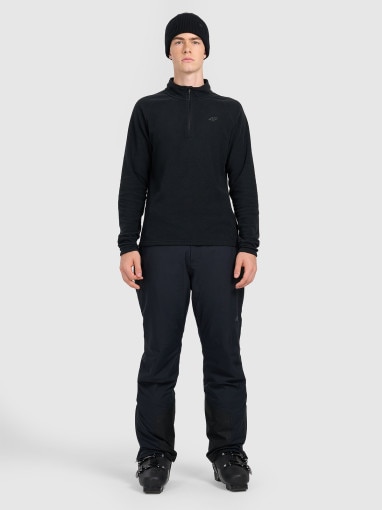 Męska bielizna termiczna polarowa (góra) 4F 4FWAW25UFLEM065 - czarna
