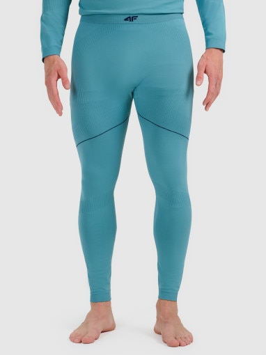Męska bielizna termoaktywna (dół) 4F 4FWAW25USEAM234 - niebieska