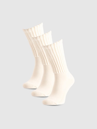  4F Damskie skarpetki za kostkę (3pack) 4F 4FWAW25USOCF430  białe Biały