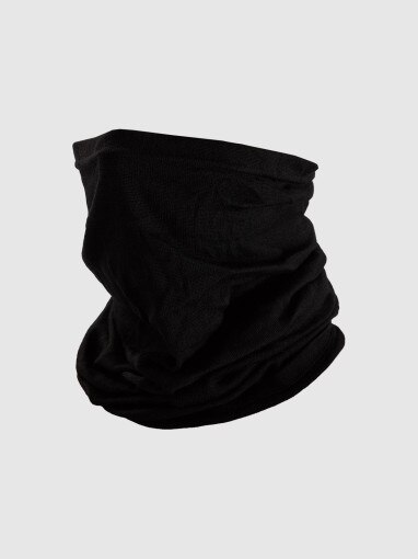  4F Bandana z wełny merino uniseks 4F 4FWMM00ABDAU123  czarna Czarny