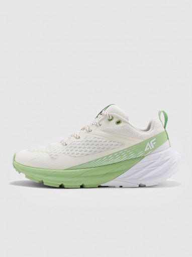 4F Damskie buty trekkingowe trailowe 4F Speed Hiker 4FWMM00FOTSF034  białe Biały