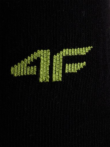 Męskie skarpety narciarskie 4F 4FWMM00UFSOM240 - czarne