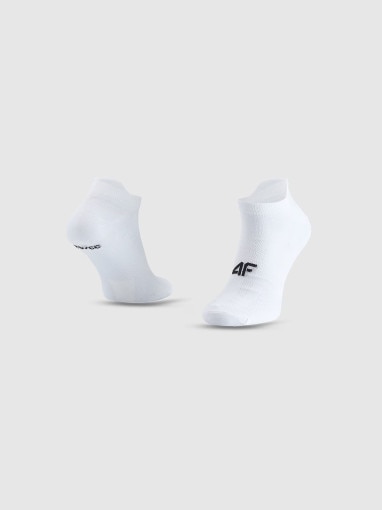 Męskie skarpetki treningowe (3-pack) 4F 4FWMM00UFSOM245 - białe