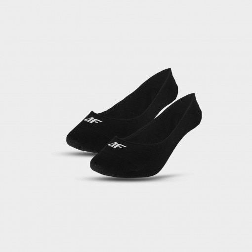 4F Damskie skarpetki stopki (2pack) 4F 4FWMM00USOCF273  czarne Głęboka czerń