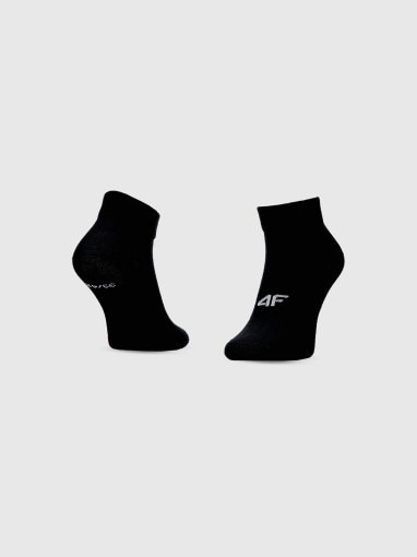 Damskie skarpetki za kostkę (3-pack) 4F 4FWMM00USOCF448 - czarne