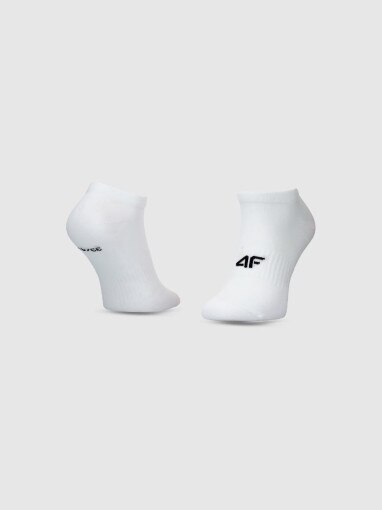 Męskie skarpetki (3-pack) 4F 4FWMM00USOCM442 - białe