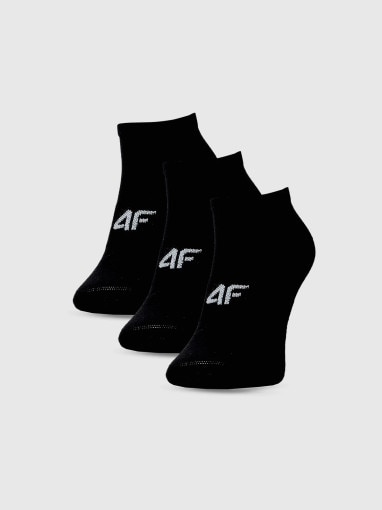 4F Męskie skarpetki (3pack) 4F 4FWMM00USOCM442  czarne Czarny