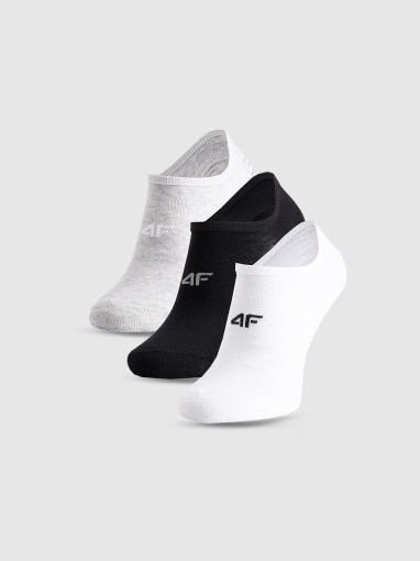 4F Męskie skarpetki stopki 4F (3pack) 4FWMM00USOCM477  multikolor Multikolor