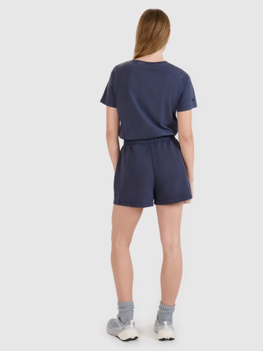 Damskie spodenki dresowe 4F 4FWSS25TSHOF609 - granatowe