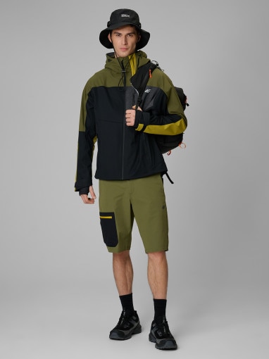 Obrazek dla: 4F Męskie spodenki trekkingowe 4F 4FWSS26TFSHM1553 khaki Khaki