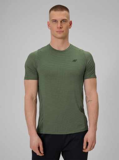 Obrazek dla: 4F Męska koszulka treningowa 4F 4FWSS26TFTSM1775  khaki  Khaki