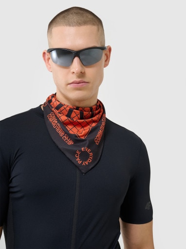 4F Bandana kolarska uniseks 4F 4FWSS25ABDAU094  czarna Czarny