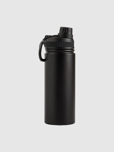 Bidon na wodę 4F 4FRSS26ABOTU033 540 ml - czarny