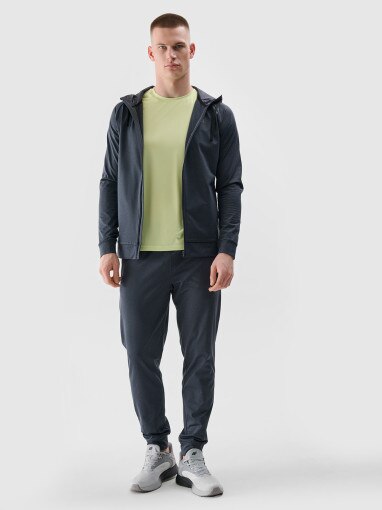 Męska bluza treningowa 4F 4FWSS25TFSWM512 - grananatowa
