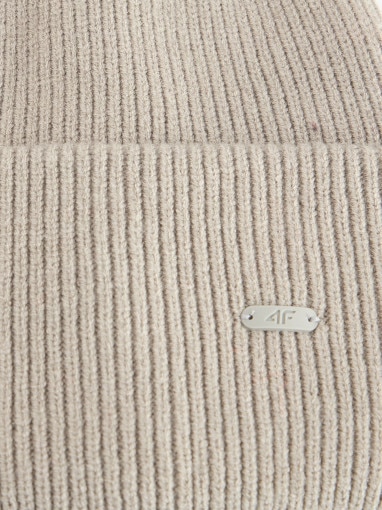 Czapka beanie uniseks 4F 4FRAW25ACAPU0721 - szara