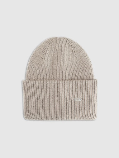 4F Czapka beanie uniseks 4F 4FRAW25ACAPU0721 szara Szary