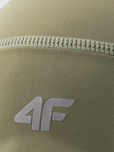 Czapka do biegania uniseks 4F 4FWAW25AFCAU117 - zielona